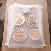 Couverture alimentaire en maille pliable et lavable, couverture de Tables anti-insectes, couvre-vaisselle de protection, accessoires de rangement de cuisine à domicile 2