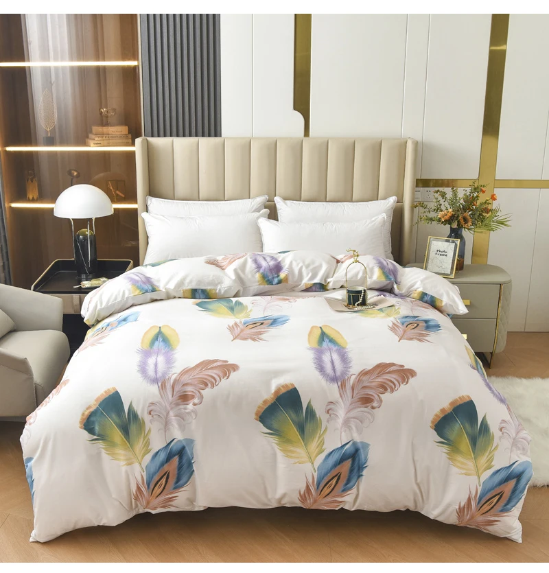 Title 14, Jogo de lençol e capa de edredom de algodão plu...