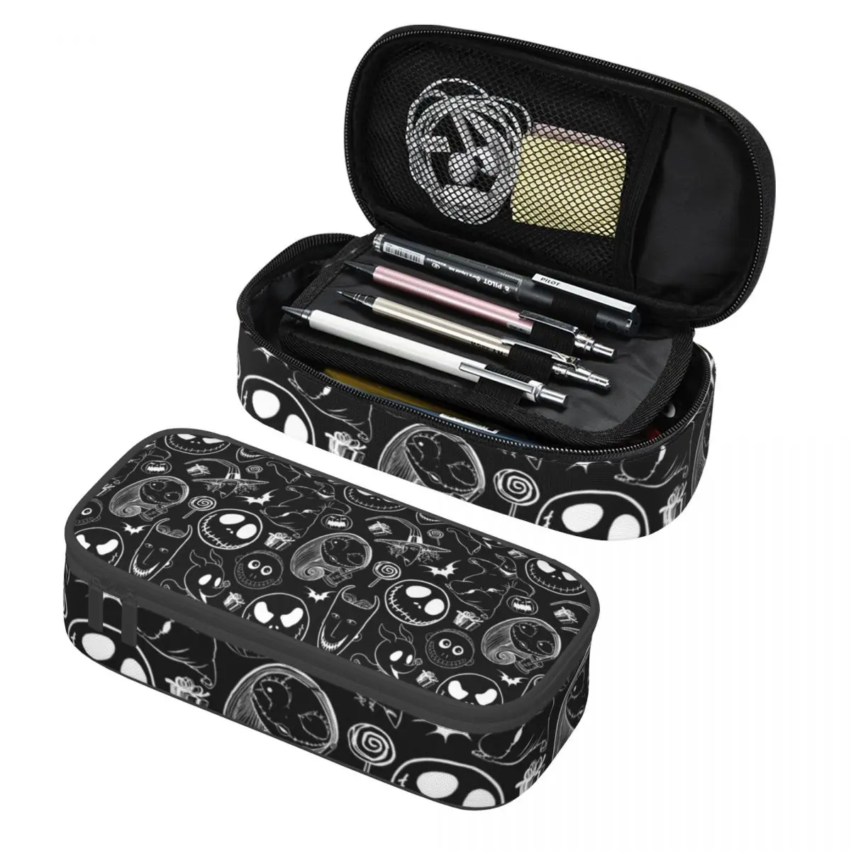 Nightmare-Before-Christmas Pencil Cases Large Capacity Pen Bags Pen Box Pencil Pouch For Boys Girls Students Stationery School