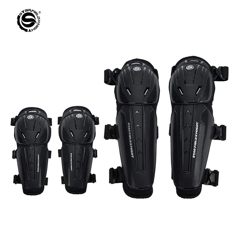Star Field Knight Motorcycle Riding Protective Set Knee and Elbow Pads 4 pieces Suit Anti Collision Wear-resistant Cycling Gear Motorcycle Protector