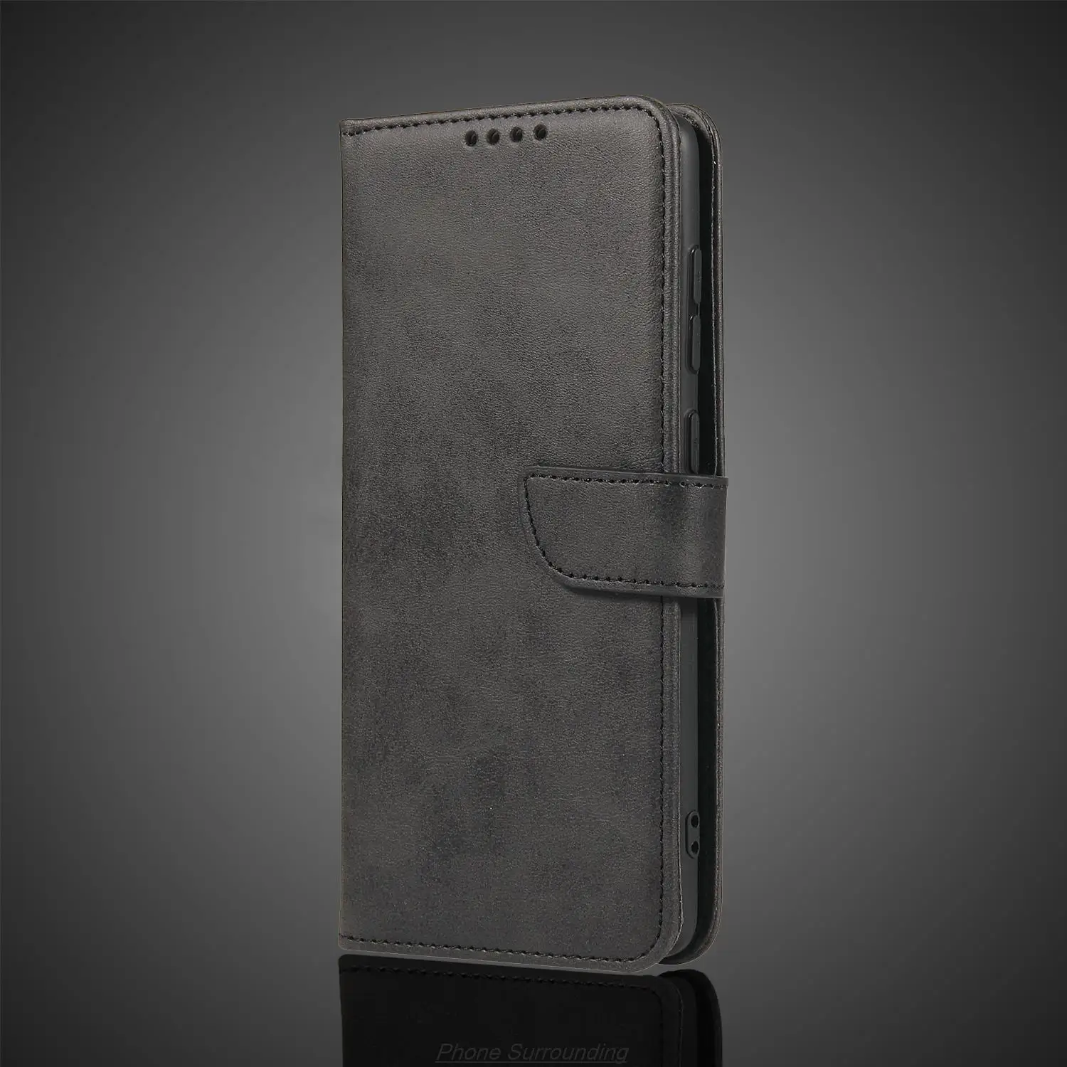 Custodia Portafoglio In Pelle Sintetica Per Xiaomi Mi Max 2 Con Supporto E Slot Carte - Design Classico