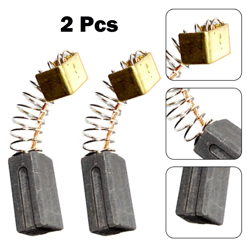 

2pcs Motor Carbon Brushes Engine Coal Mill For Parkside PBH 1500 A1 Carbon Brush 6 X 10 X 14 Mm Replacement Power Tool Parts