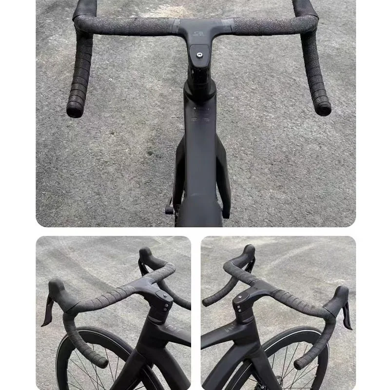 Handlebar Tape Anti-Slip Handlebar Tape PU Road Bike Shock Absorp Non-slip Silicone Shock-absorbing Sweat-absorbent