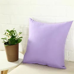 Vibrant Solid Color Decorative Cushion Cover - 60cmx60cm (E)