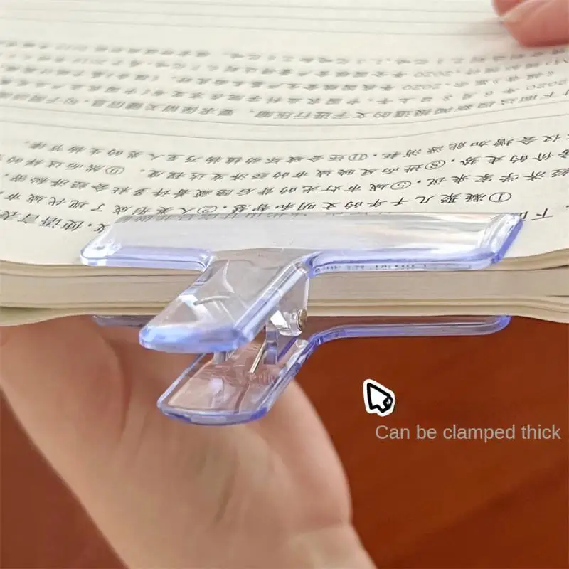 Paper Clips Binder Clips Book Clips Mini Bookmark Memo Holders Ins Transparent Binder Clips