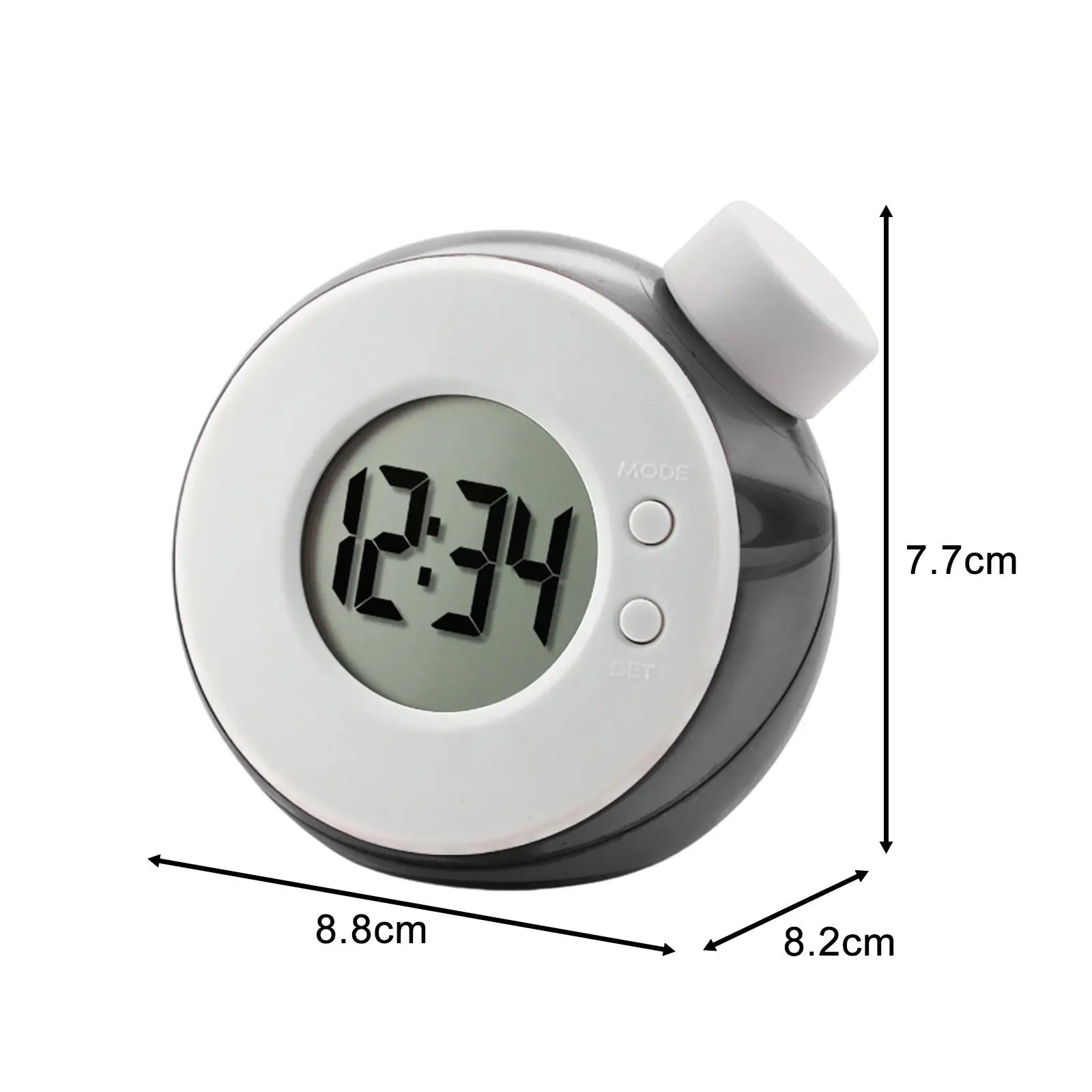 Eco-Friendly Vintage-Style Water Powered Digital Alarm Clock