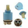 Fit For Most Sink Faucets Lever Tap Mixer Tap Cartridge Bathroom Kitchen 35/40mm Ceramic Disc Durable Fittings 6