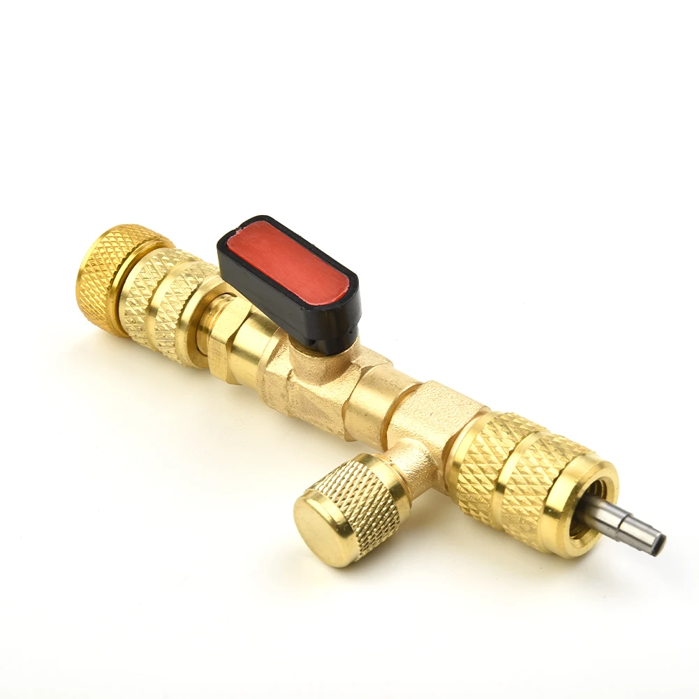 

HVAC AC Valve Core Remover Dual Size 5/16\\\\\\\" & 1/4\\\\\\\" Port Installer Tool Home Graden Supplies 1 Pcs