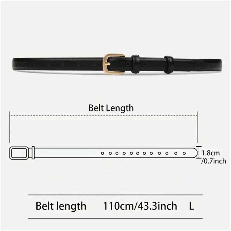 2-pack Belt with Simple and High-end Feel,..