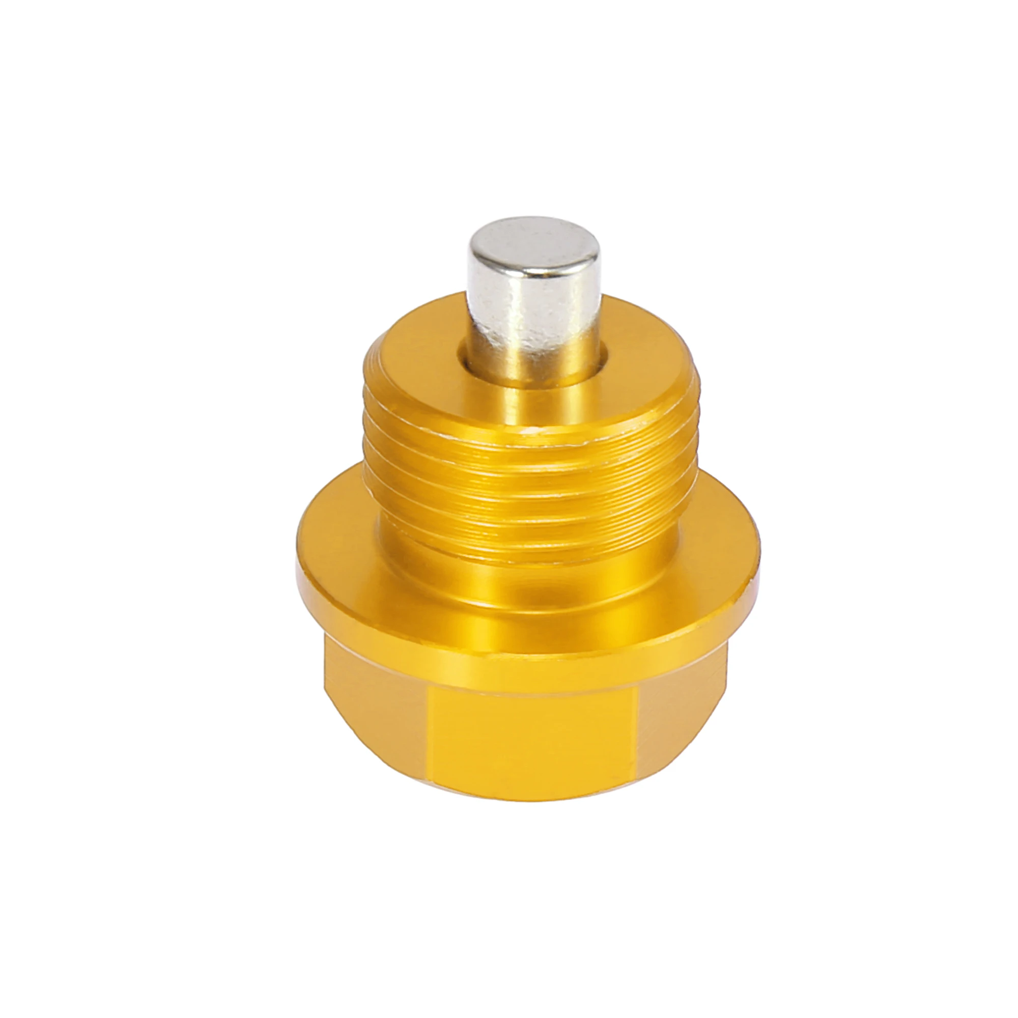 1 Set M18 x 1.5 M24 x 1.5 Magnetic Oil Drain Plug Sump Drain Nut Oil Bolt Screw with Gasket Gold Tone Universal oil drain plug