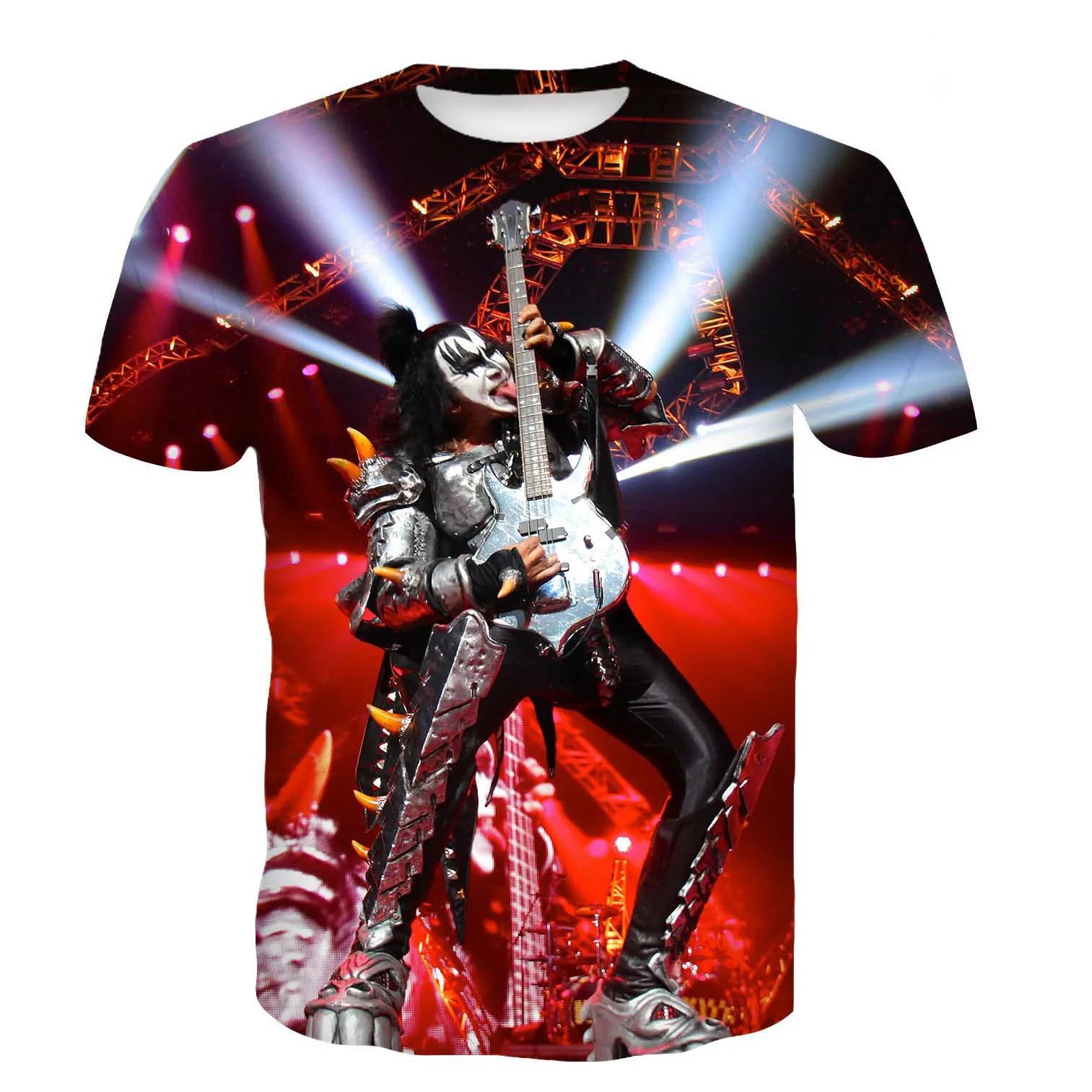 Summer Short Sleeve Rock Band T Shirt