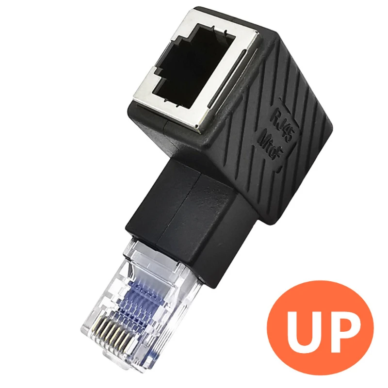 Router 4G Plus Cavo Lan CY Estensione Di Rete LAN Ethernet CAT6 Cat5e Maschio A Femmina 8P8C FTP STP UTP Adattatore 90 Gradi (angolo Basso Connettore Rj45 Sdoppiatore Cavo Ethernet - Foto 6