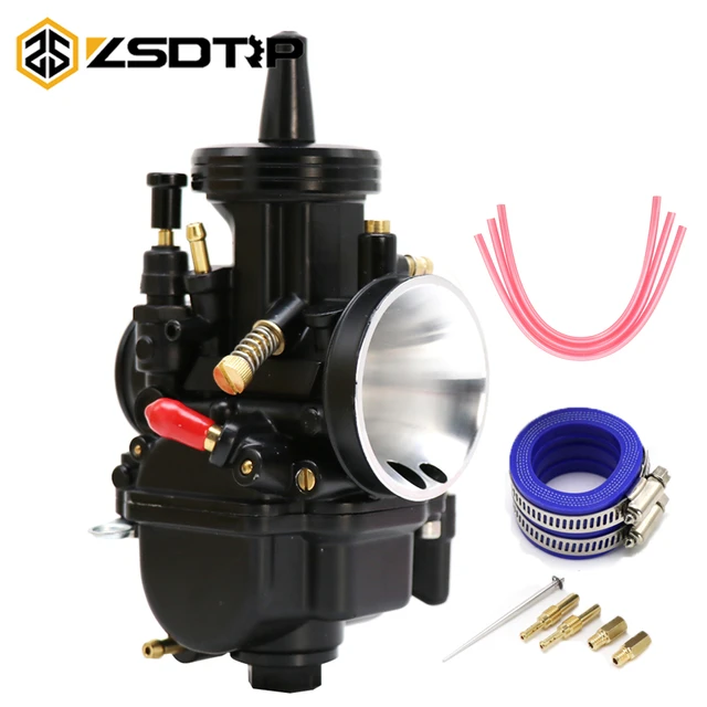 ZSDTRP nero PWK carburatore 21 24 26 28 30 34mm con adattatore Power Jet 4T  motore Carb Dirt Bike moto Scooter UTV ATV - AliExpress