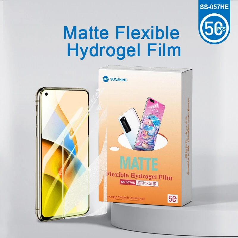 50pcs Sunshine SS-890C Flexible Hydrogel Film SS-057 SS-057A SS-057R Film Cutting Machine Mobile Phone Screen Protective Film