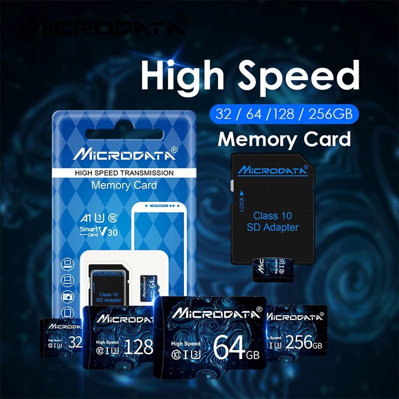 High-Capacity Waterproof and Shockproof Memory Card - Durable and Affordable Storage Solution
