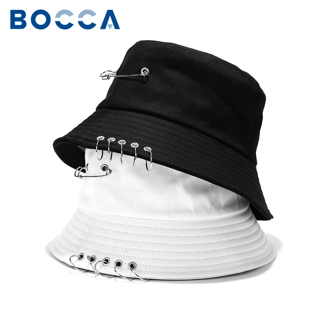 Harajuku Punk PU Leather Bucket Hat Waterproof Reversible Fishing Hats For  Men Women Panama Fashion Streetwear Hip Hop Cap - AliExpress
