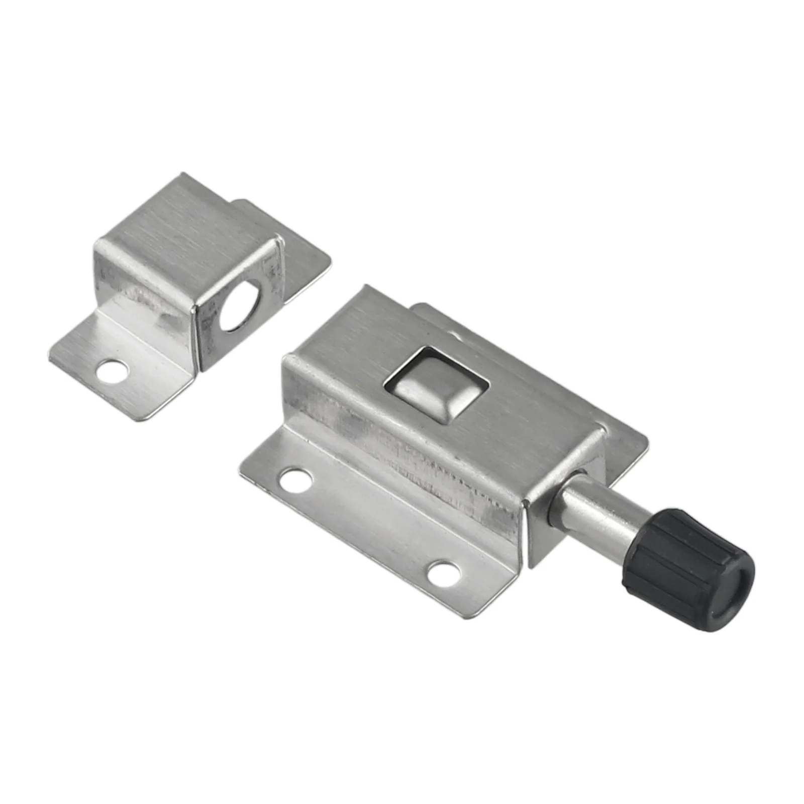 Description Picture 6 of item1 Pcs Stainless Steel Door Latch Sliding Lock Bolt Automatic Spring Latch With Screws Suitable For Room Doors Sashes