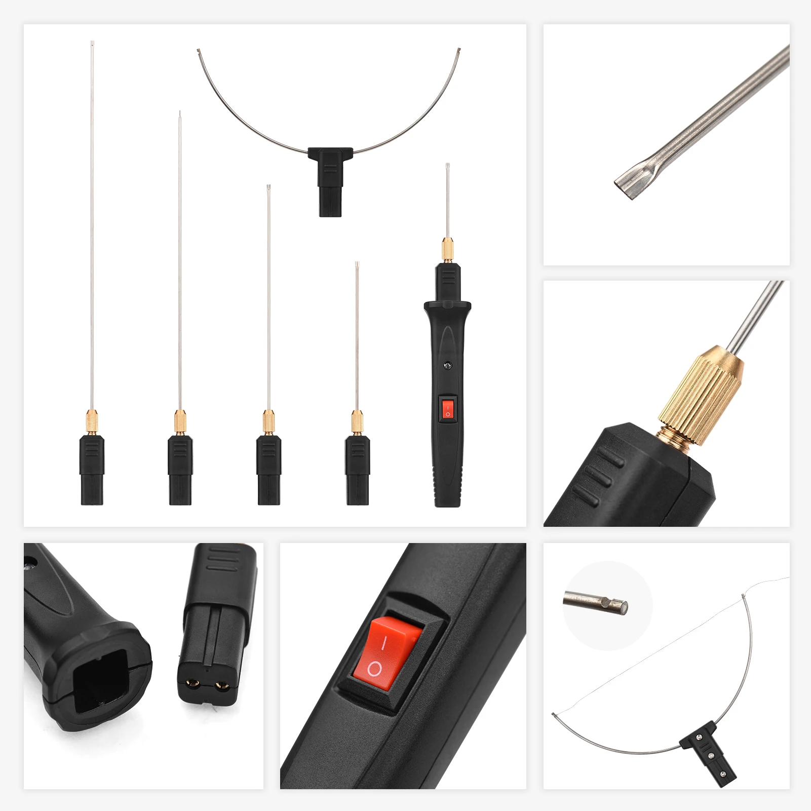 24W Foam Cutter Pen Handheld Electric Foam Cutter Kit Polystyrene Styrofoam Cutting Machine DIY Engraver Tools