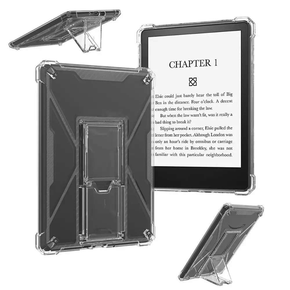 Con Custodia Protettiva Per Cavalletto Antiurto Trasparente E-Book Reader Shell Angolo Regolabile Per Kindle Paperwhite 5