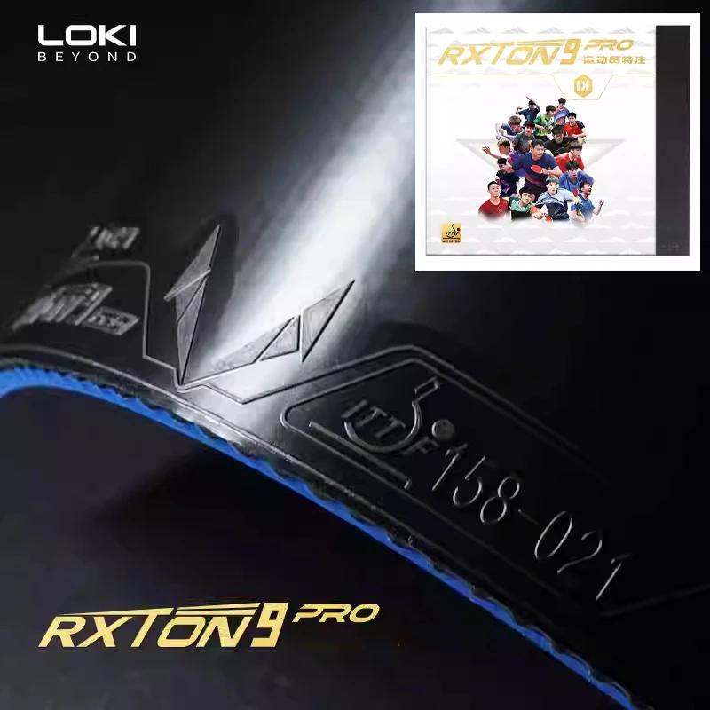 LOKI RXTON 9pro 스티키 탁구 러버 시트 선수용 특수 주입 내부 에너..