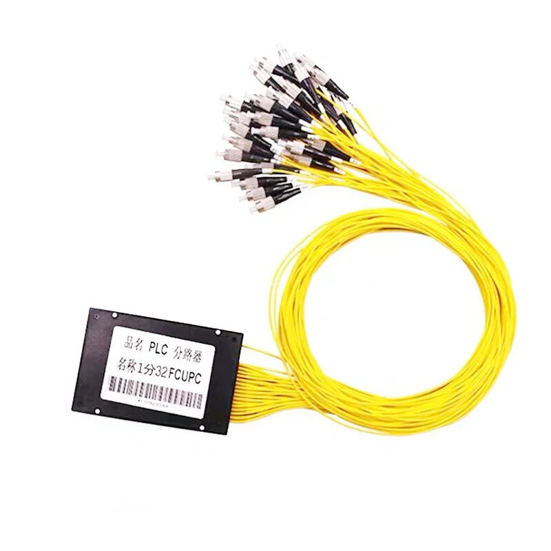 

FC/UPC 1x32 1M caixa De Fibra óptica FTTH PLC splitter ABS 1x32 PLC splitter free shipping