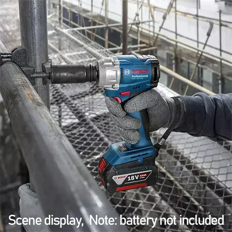 BOSCH GDS 18V-350 Cordless Impact Wrench 3-Gear Torque Adjustment Impact Driver Torque Wrench Bosch Power Tools GDS18V-350 3