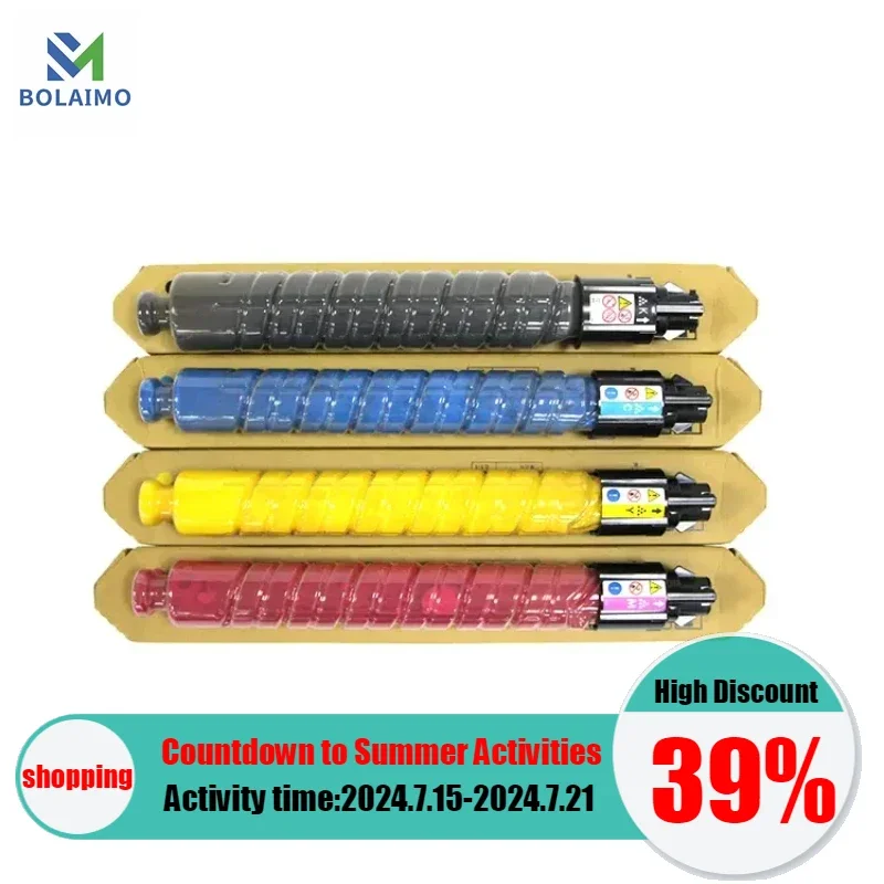 1Set MPC306 Toner Cartridge For Ricoh Aficio MP C306 C307 C406 C407 High Quality Color Copier Toner Cartridge C306 CMYK