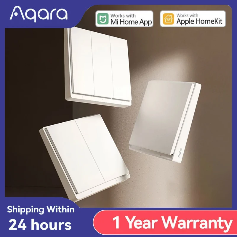 NewestAqaraSmartWallSwitchE1ZigBeeSmartHomeWirelessLight