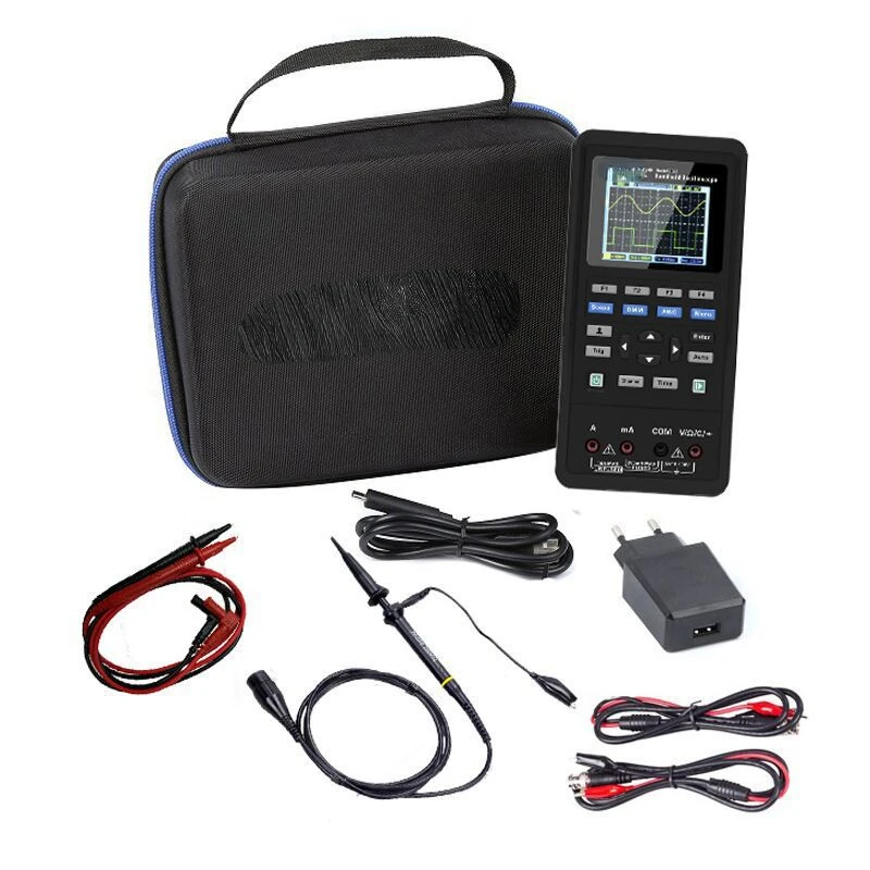 

Handheld Digital Oscilloscope Hantek2c42/2D 3600.00G-Channel Oscilloscope Multimeter Signal Source