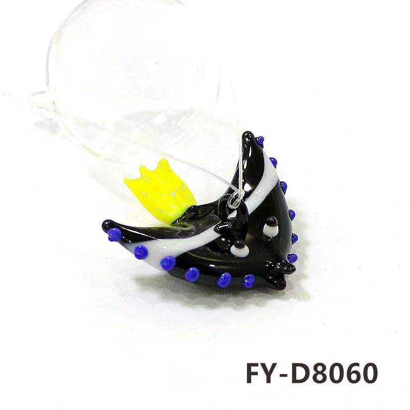 Floating Marine Animal Mini Figurine Pendant - Cute Glass Ocean Creatures Ornaments