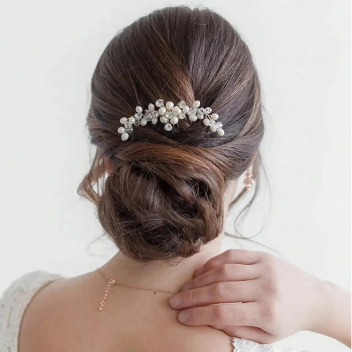 Freshwater Pearls Hair Comb Women Hair Accessories Pearl Decoration Wedding Accessories