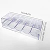 1Pc Acrylic Poker Chip Box Exquisite Transparent Storage Container With Lid Coin Collection Box For Mahjong Chess Room 6