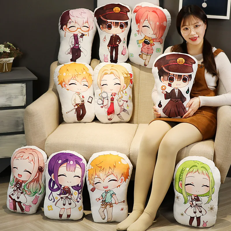 10cm Cartoon Anime Toilet Bound Hanako-kun Plush Dolls Hanako Yahiro Nene Soft Stuffed Plush Pendant Keychains Kids Toys