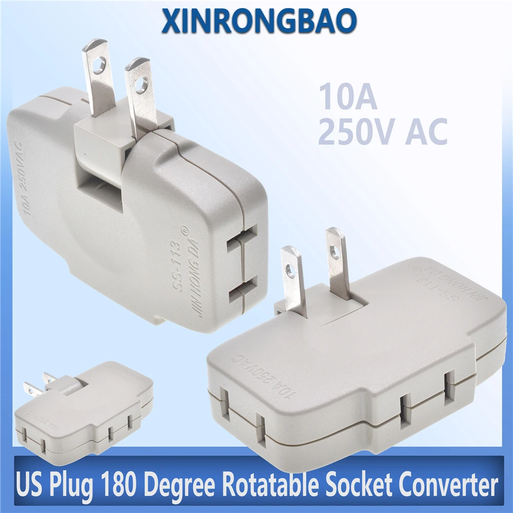 Sad Outlets US Plug 180-Degree Rotatable Multiple Outlet Adapter: Real-World ...