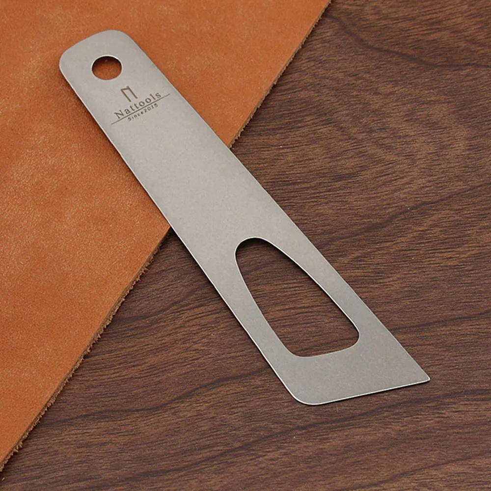 Leather Tools Stainless Steel Gluing Sheet DIY Handmade Leather Gluing Auxiliary Tools Gumming Glue Carving Stitching Tools