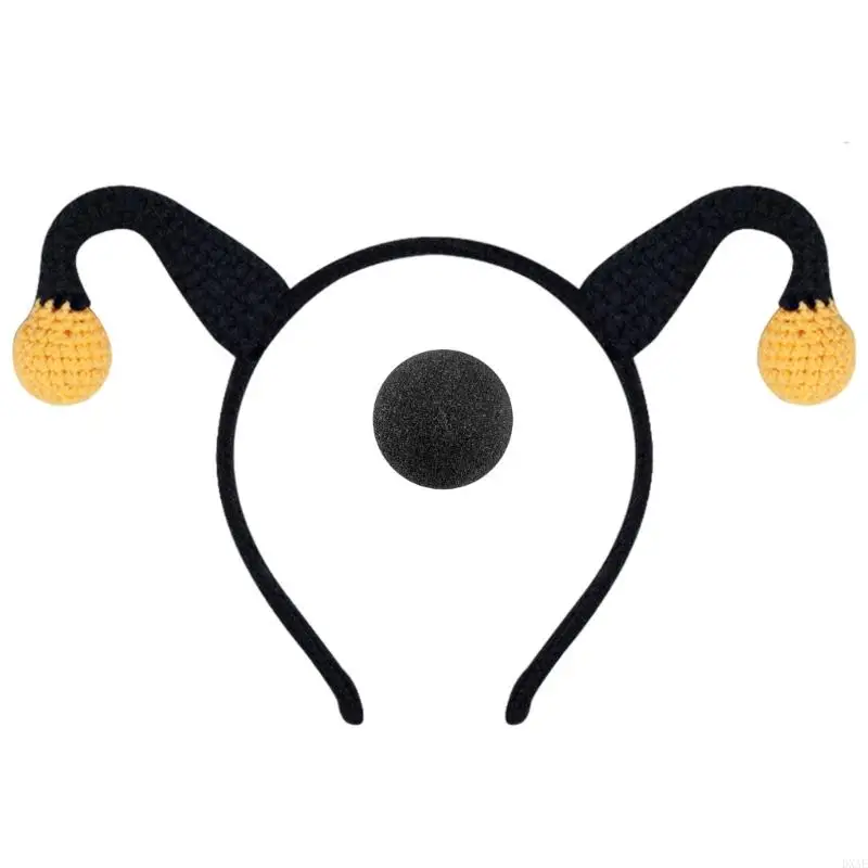 DXAE Clown Accessoire mit Stirnbändern und Nasenlust -Kostümzubehör für verschiedene Altersgruppen und Festivalanlässe – Detail 10
