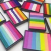 Wholesale 50g Rainbow Split Cake Pastel Water Activated Eyeliner Face Painting Body Art Paint Holiday Make Up (free sponge) 4