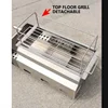 Outdoor Barbecue Stove Commercial Smokeless Meat Grill Stainless Steel Barbecue Rack 6