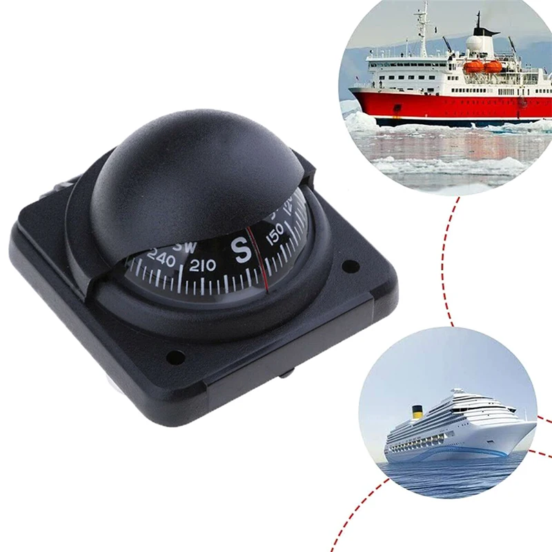Outdoor Marine Boat Magnetic Compass For Navigation Sea Electronic Digital Car Compass Marine Navigation Guide Travel Tools