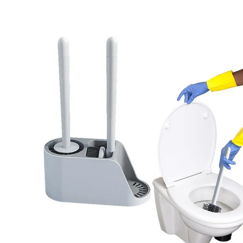 

Toilet Scrubber Brush Silicone Bathroom Brush With Holder Reusable Bathroom Cleaning Tool Silicone Toilet Brush For Bathtub