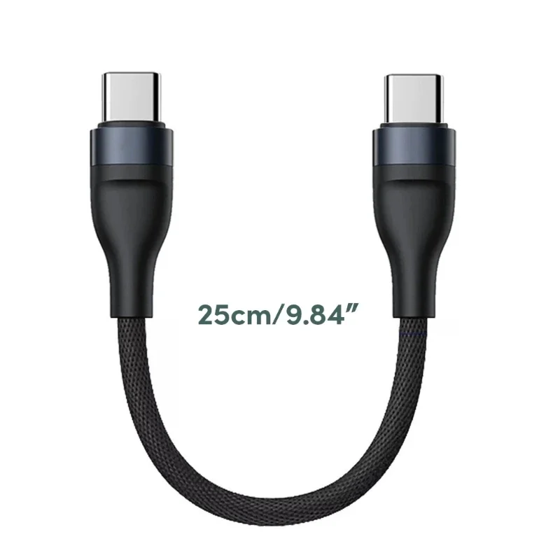 รูปสินค้า สายชาร์จ USB-C 0.25 เมตร ชาร์จเร็ว ทนทาน พกพาสะดวก