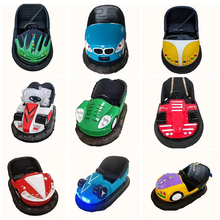 Rides Ground- Grid Toy On Bump Playground Children's Electric Bumper Car For Kids