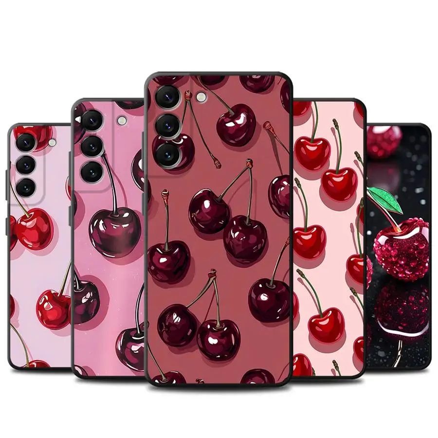Cherry Pattern Phone Case – Stylish Protective Cover with Cherry Design