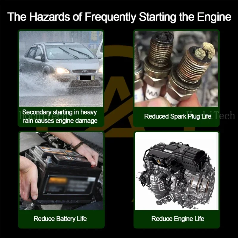 نظام إيقاف تشغيل المحرك التلقائي للسيارة مستشعر ال...