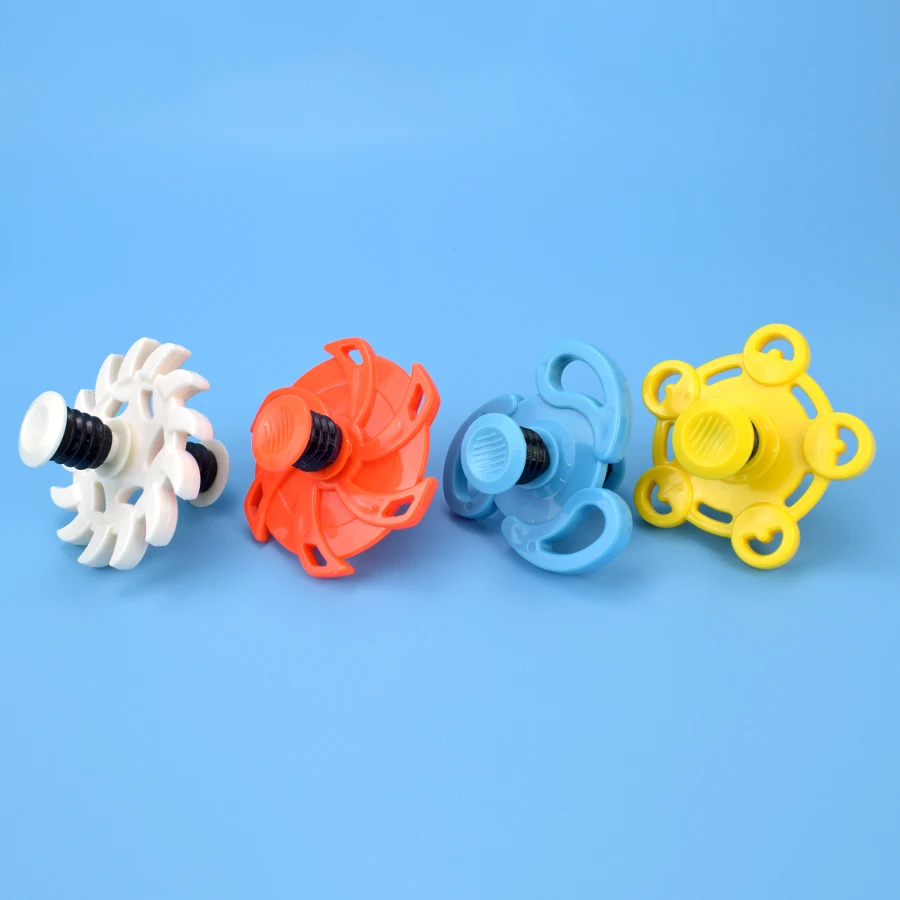 Funny Spinning Top Toys for Children Adult Plastic Stress Relief Finger Gyroscope Spinner Toy for Boy Game Entertainment 4 Color