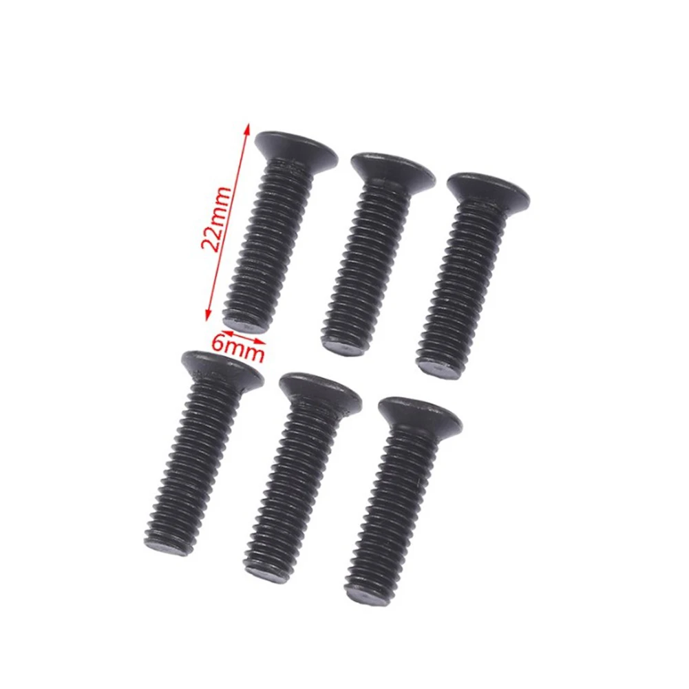6/10Pcs Befestigungs Schraube M5/M6 22mm/25mm Linksgewinde Für UNF Bohrfutter schaft Adapter Power Werkzeug Ersatz Zubehör – Detail 33