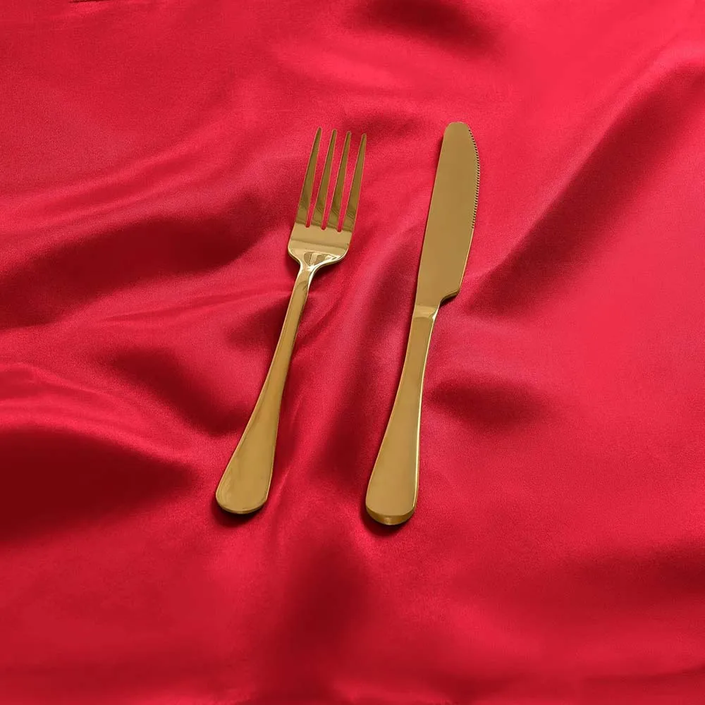 Satin Napkin Serving Square For Table Decoration Dinner Towel For Wedding Party Home Hotel Christmas 30cm X30cm 6pcs