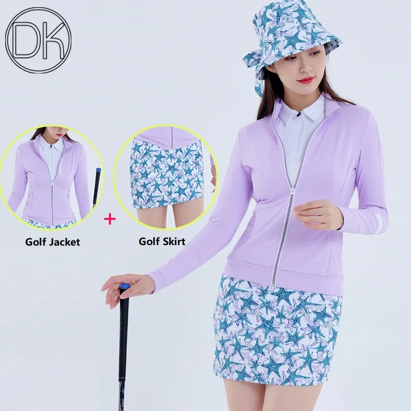 giacca-da-golf-dk-da-donna-giacca-a-vento-antivento-viola-a-maniche-lunghe-con-cerniera-da-donna-gonna-stampata-a-stella