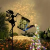 Solar Lights Outdoor Solar Watering Can Light Solar Garden Lights Waterproof Metal Hanging Lantern Fairy Garden Decor Outside 4