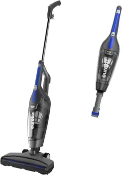 Lightweight Corded Stick Vacuum Cleaner for Home Pet Hair, Powerful Suction for Carpet Tile Hard Floor, Blue 3-in-1 Handheld 1